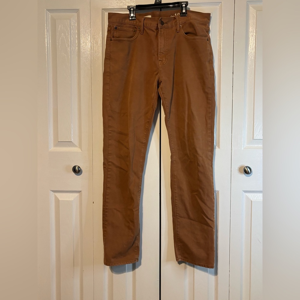 Women's Straight Leg Jeans - Tan